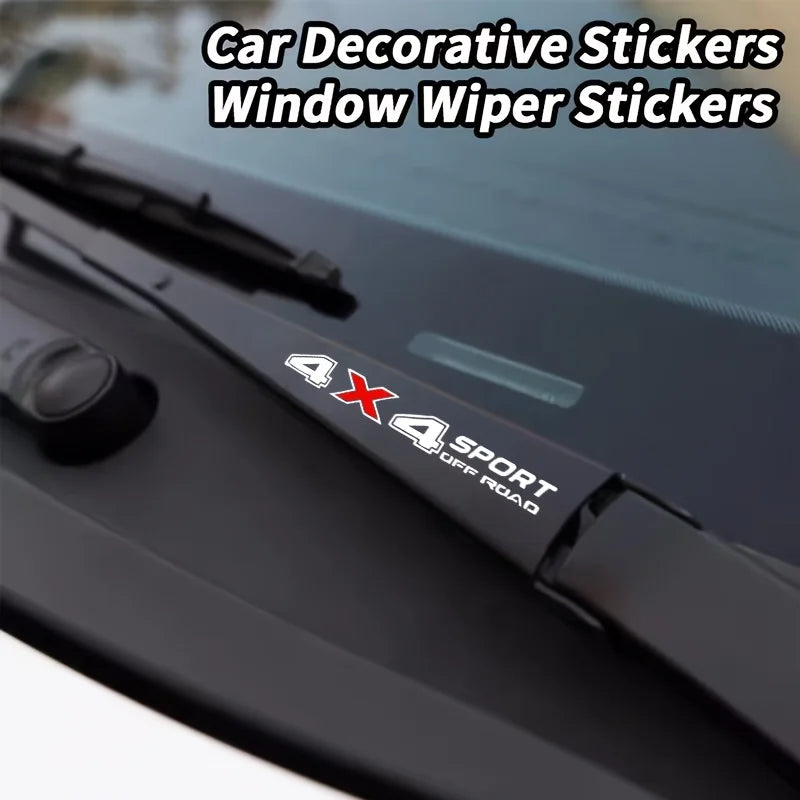 Sport Off Road Decal Windshield Wiper Sticker Body Scratch