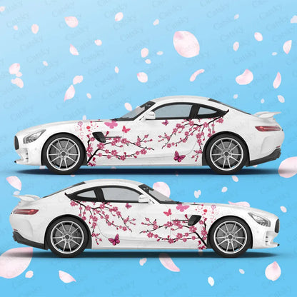 Anime Flower Livery Theme Plum Sakura Side Wrap Cast