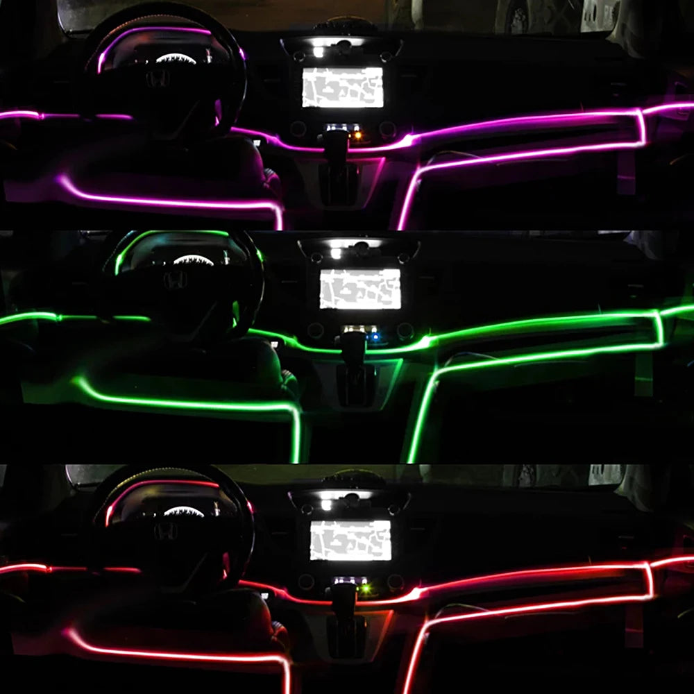 For Ambient Lighting Equipment 2.5mm Interior Fiber Optic Neon