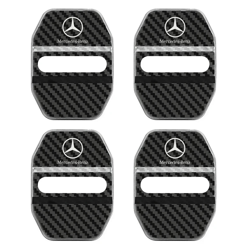 For Mercedes Benz Amg W205 W204 4PCS Door Lock Protective Cover