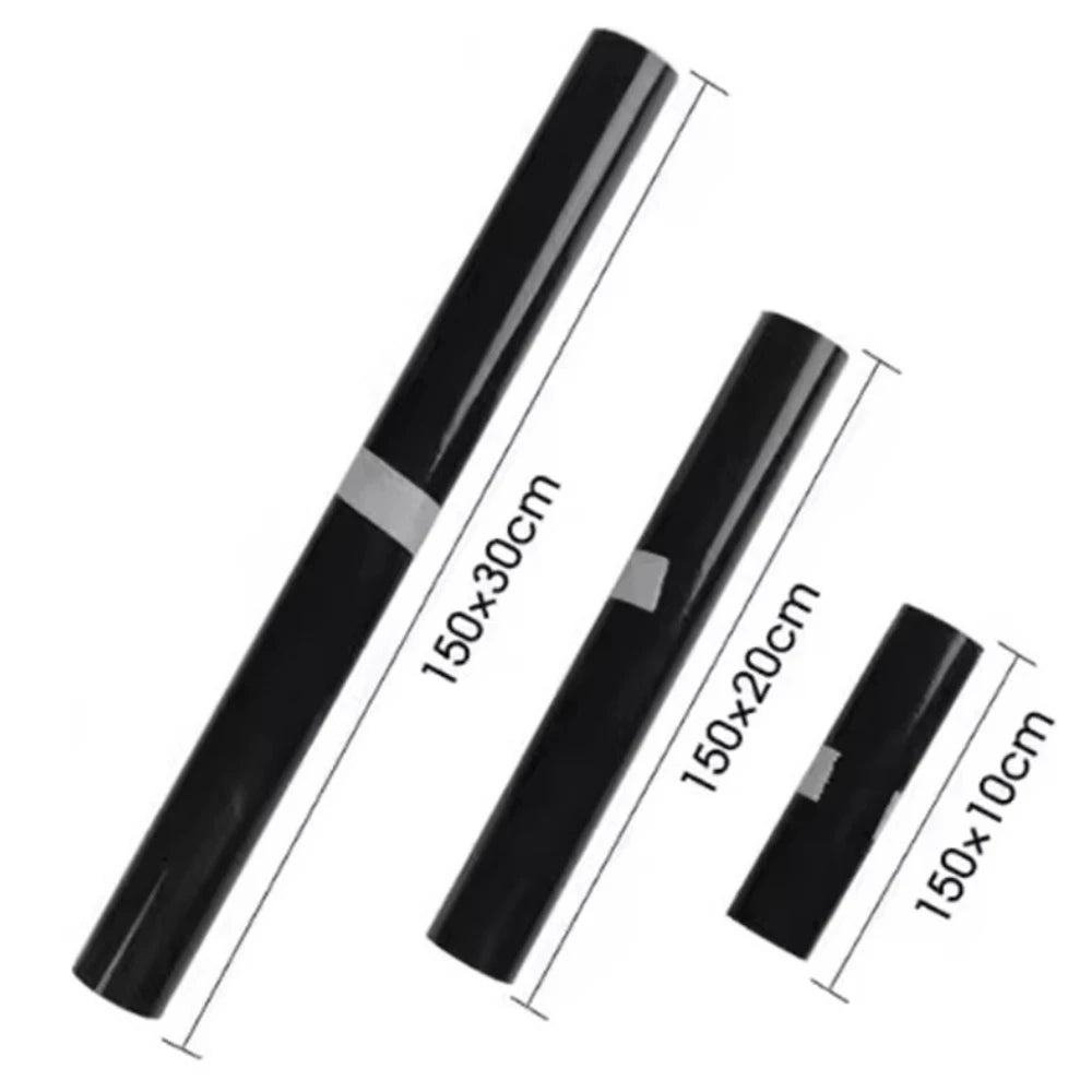 Pvc Body Bright Glossy Black Color Changing Film Vinyl