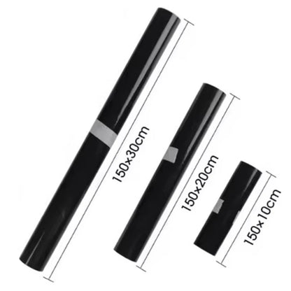 Pvc Body Bright Glossy Black Color Changing Film Vinyl