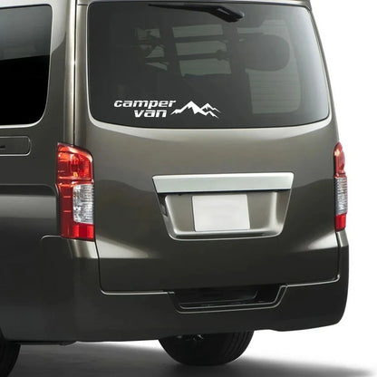 Camper Van Mountain Sticker Motorhome Rv Cargo Body Vinyl