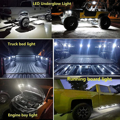 For Rv Boat Cargo Pickup 8PCS 6000K Truck Bed Lighting 5730 48
