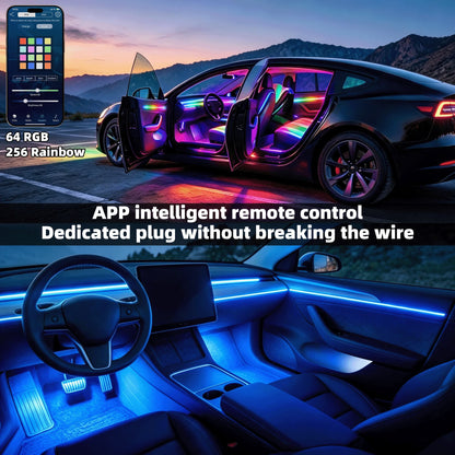 For Toyota Corolla 2016-2020 RGB 18 Ambient Lighting Kit Full