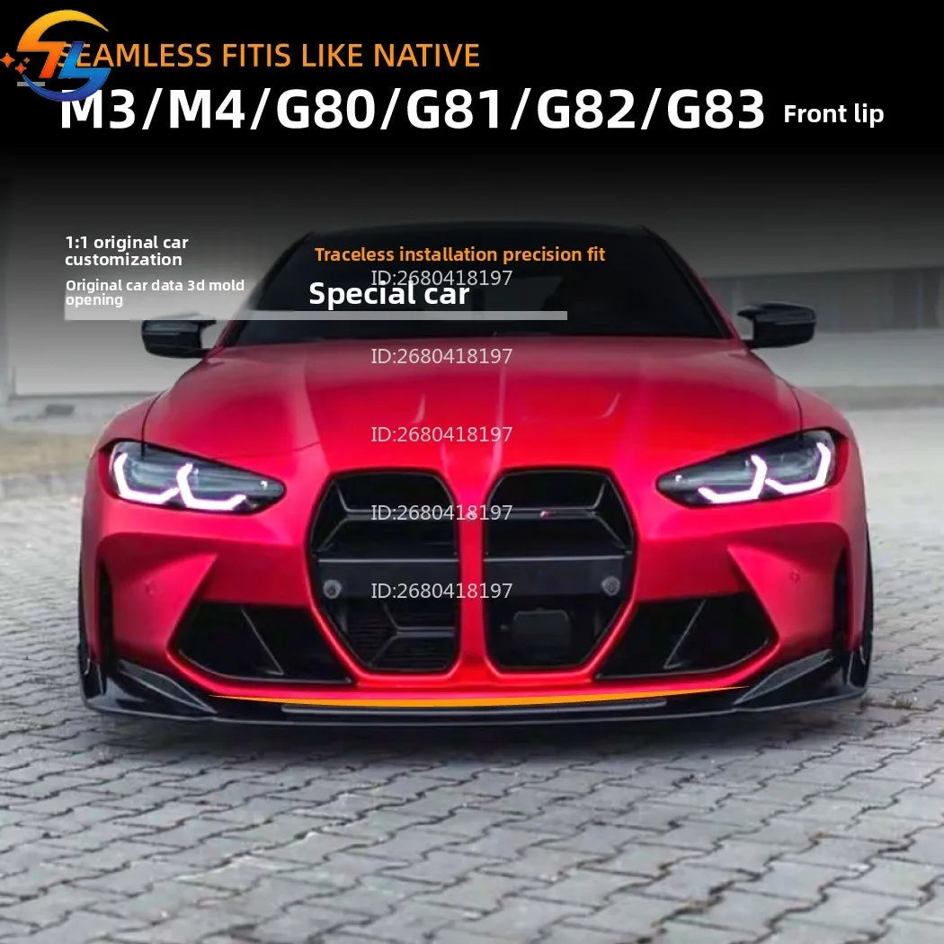 For BMW M3 M4 G80 G81 G82 G83 2021 Front Lip Shovel Modification