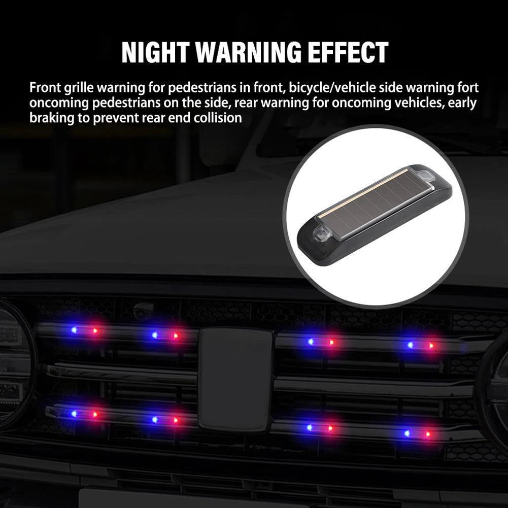 1PCS Solar Powered Alarm anti-theft Flashing Simulated Caution