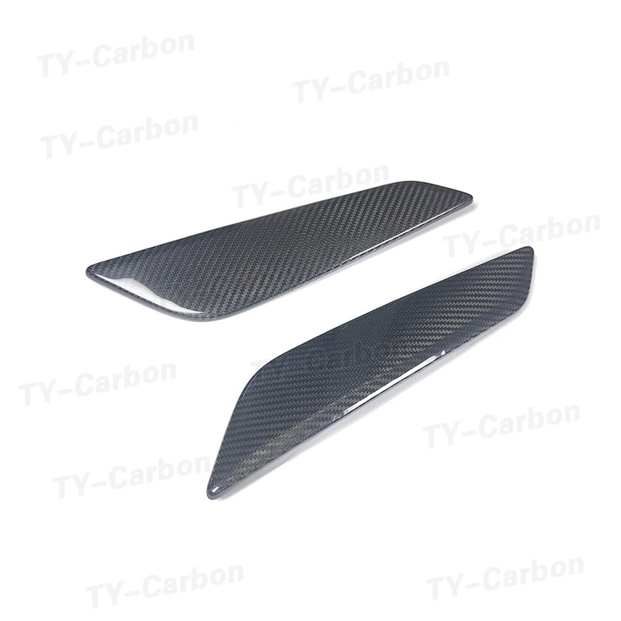 For BMW 5 Series G30 G31 Real Dry Carbon Fiber Side Fender Trim