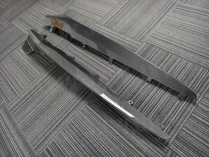 For BMW 8 Series G14 G15 Jxwancf Dry Carbon Fiber Side Skirts