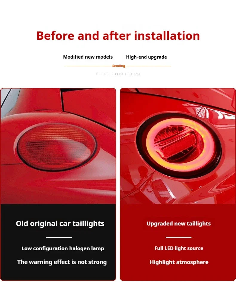 For Volkswagen VW Beetle Taillights 1998-2005 Ft Tail Dynamic