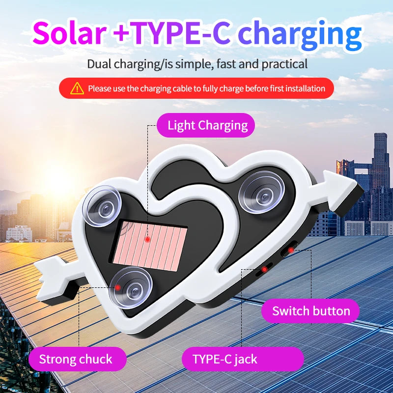 Neon Ambient Lighting Interior Wiring Solar Heart Triangular
