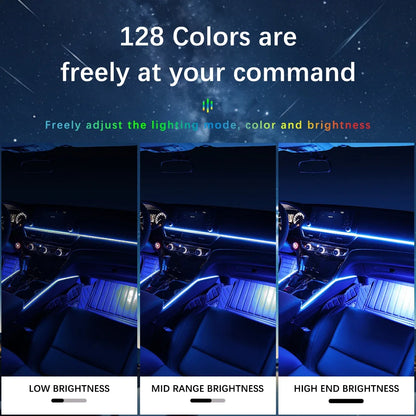 30IN1 Ambient RGB 128 Color Acrylic Strips Symphony Streamer