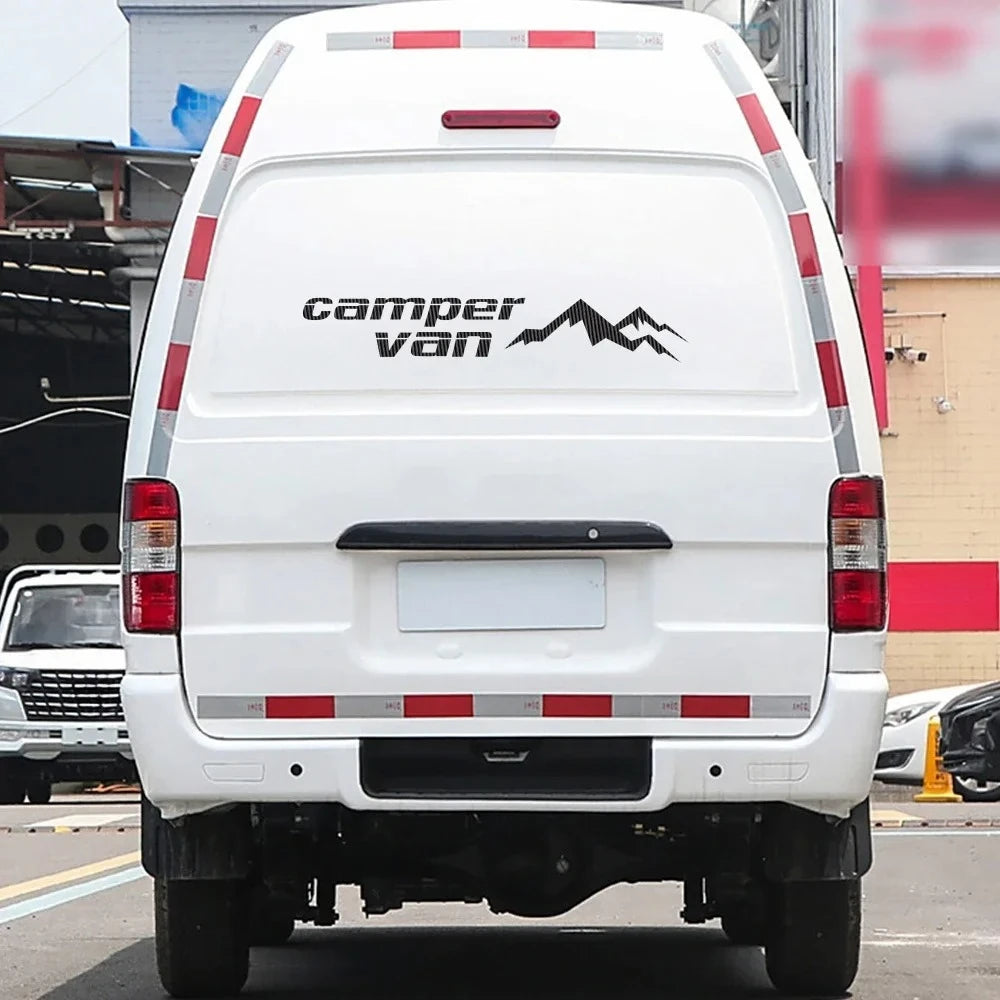 Camper Van Mountain Sticker Motorhome Rv Cargo Body Vinyl