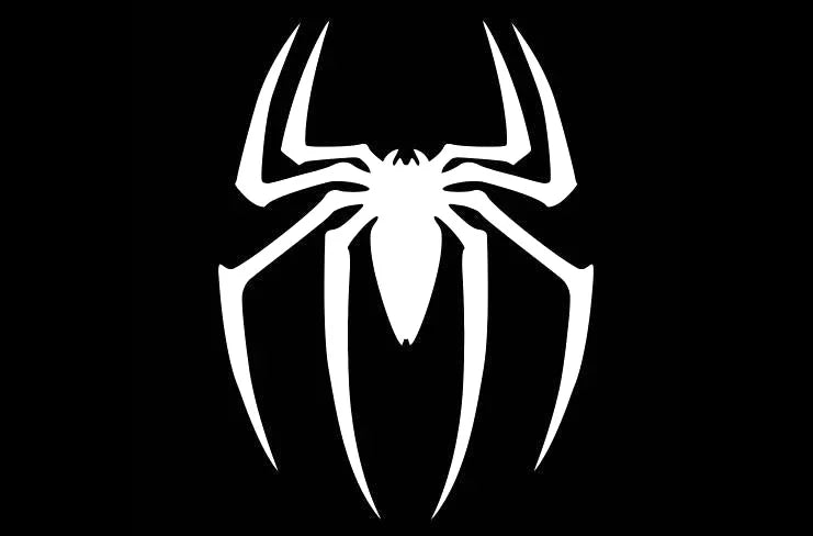 15CM Reptile Black Spider Stickers On Motorcycle Pvc Decals