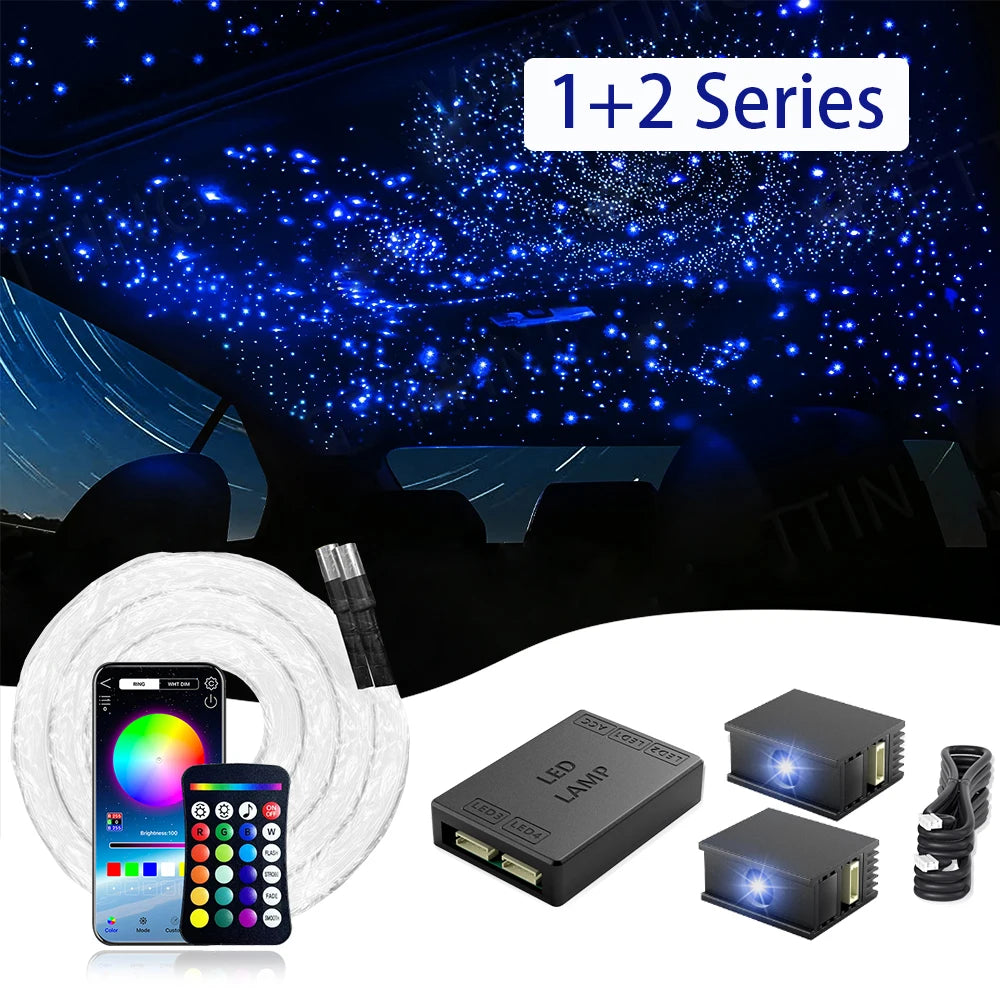 Rgbw 1+2 Split Machine Roof Star APP Control Fiber