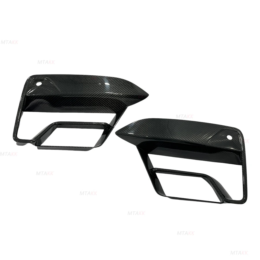 For BMW F90 M5 Lci 2021+ Dry Carbon Front Bumper Air Vent Cover