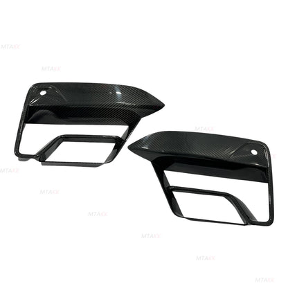For BMW F90 M5 Lci 2021+ Dry Carbon Front Bumper Air Vent Cover