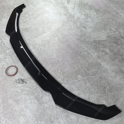 For BMW F32 F33 F36 Non-M Gloss Black Front Bumper Splitter Lip
