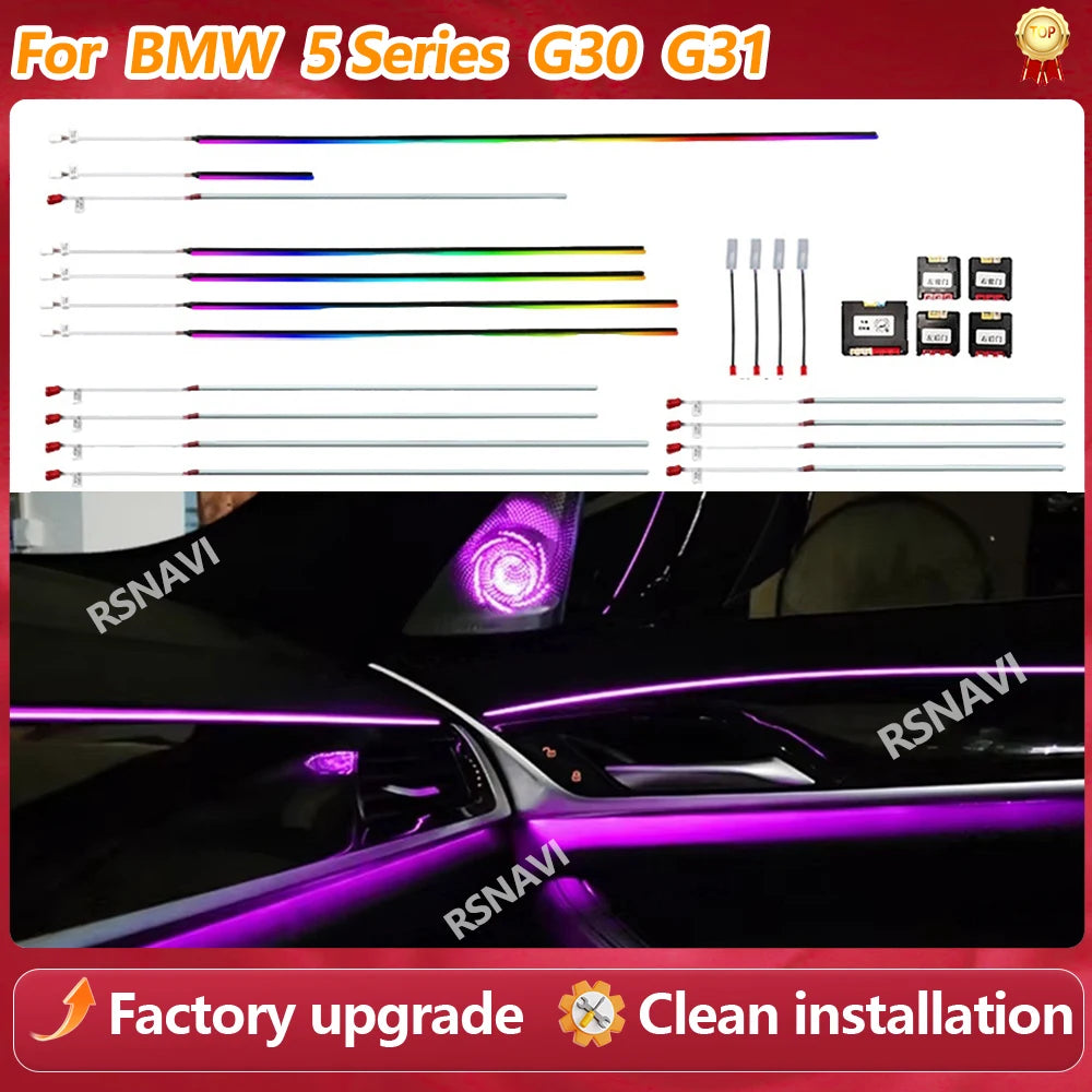 For BMW 5 Series G30 G31 Colors Oem Design Ambient G30 Interior