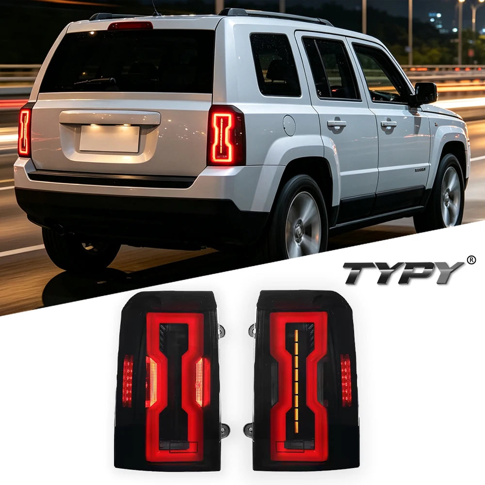 For Jeep Patriot Tail Lights 2008-2017 Typy Upgrade Modified Drl
