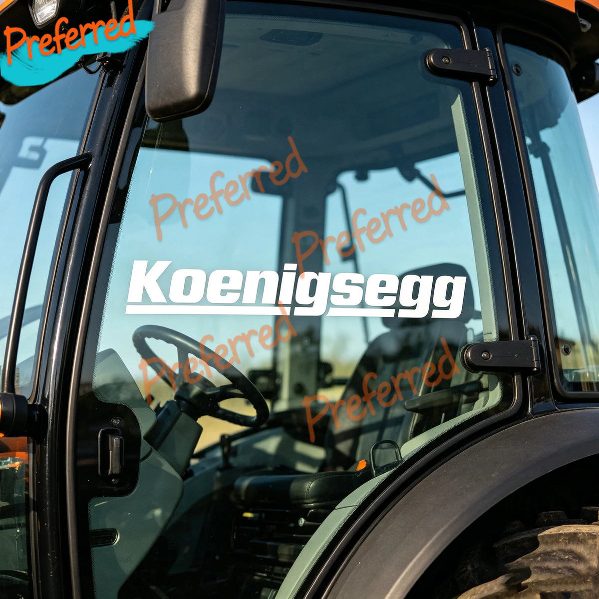 2X Koenigsegg Decal Die Cut Vinyl Sticker Truck Laptop