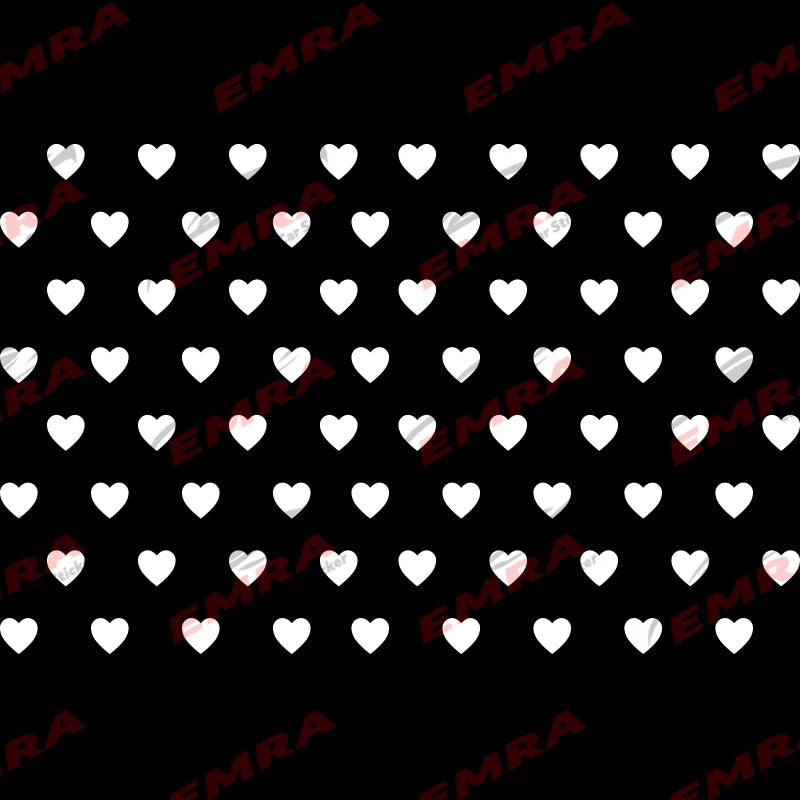 For Most Vehicles Decoration Die Cutting 72PCS Love Quarter