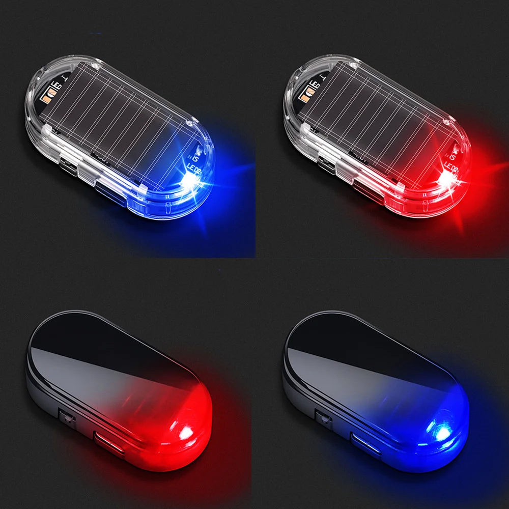 Wireless Warning anti-theft Caution Flashing Fake Security Solar