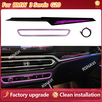 For BMW 3 Sereis G20 Facelift Copilot Dash Radio Button Ambient