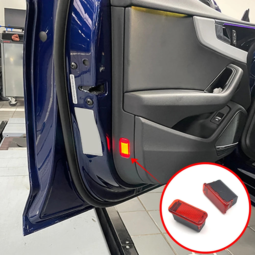 For Audi Doors Inductive Warning Lights A Set Four