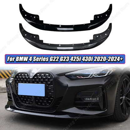 For BMW 4 Series G22 G23 Front Bumper Lower Diffuser Spoiler