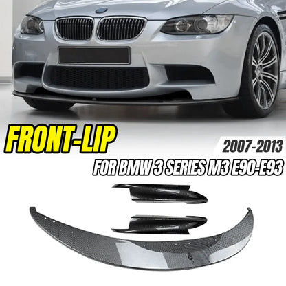 For BMW M3 E90 E92 E93 Gloss Black ABS Front Bumper Lip Splitter