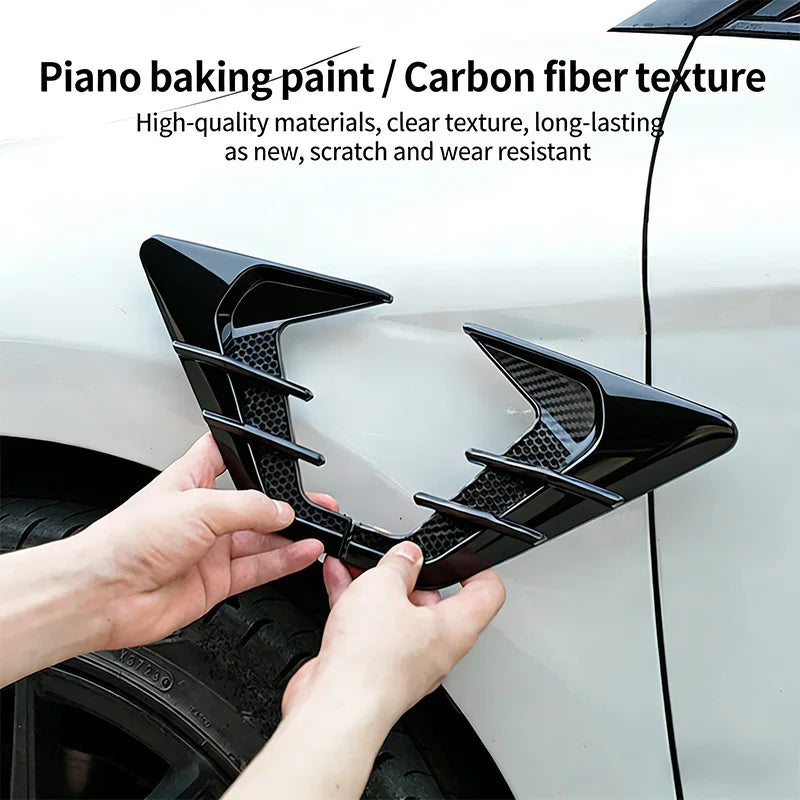 2PCS Side Wing Leaf Panel Sticker Modification Body Sports