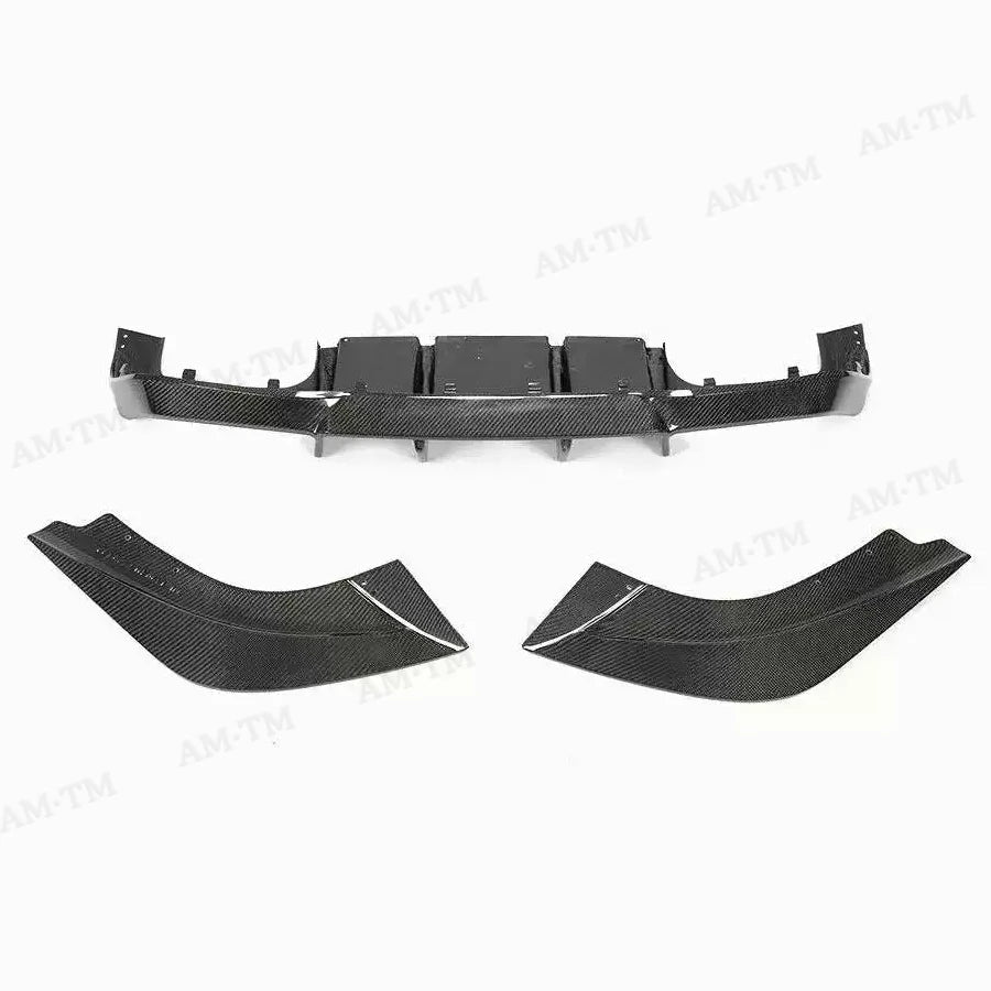 For BMW M2 F87 M2C 2014-2021 V Carbon Fiber Rear Lip Diffuser