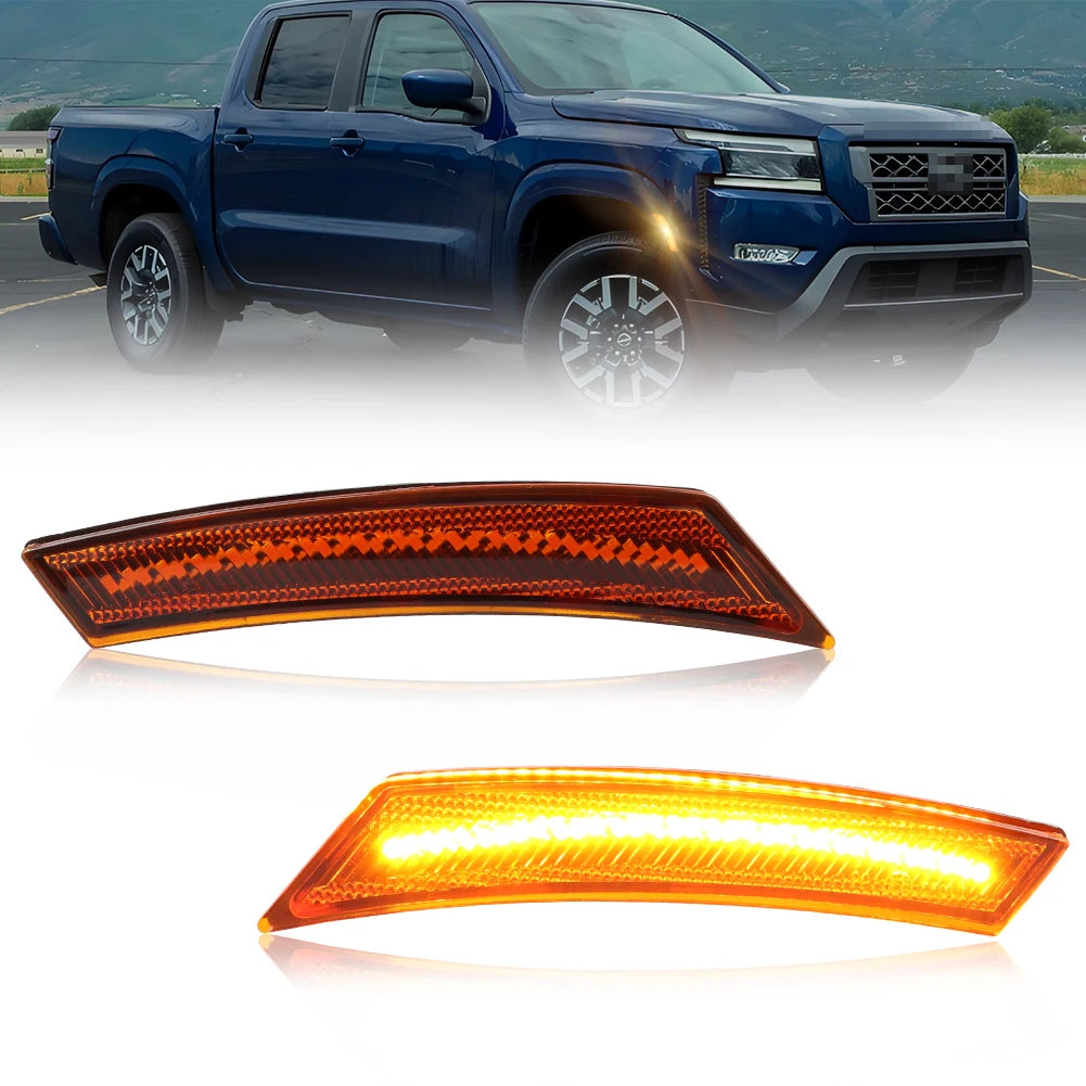 For 2022 2023 2024+ Nissan Frontier 2PCS Front Corner Side