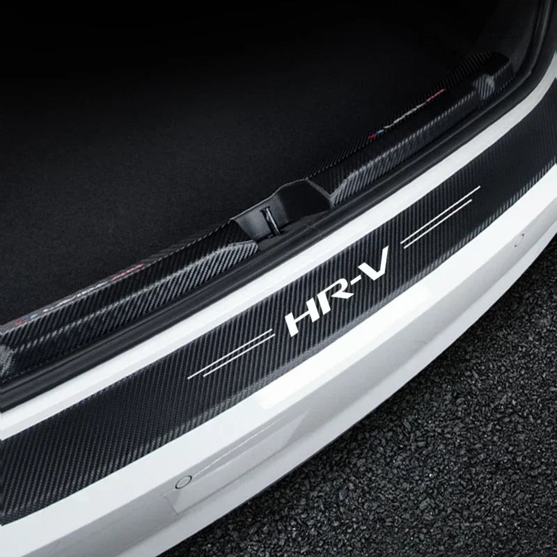 For Honda Hrv HR-V Carbon Fiber Door Threshold Scuff Plate
