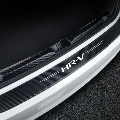 For Honda Hrv HR-V Carbon Fiber Door Threshold Scuff Plate