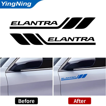 For Hyundai Elantra Auto Accessories 2PCS Side Reflective
