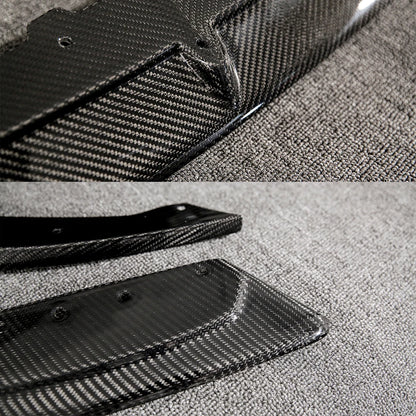 For BMW F91 F92 F93 M8 Real Carbon Fiber Front Bumper Lower Lip