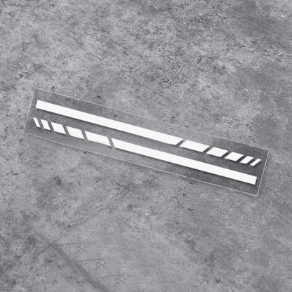 Horizontal Stripe Sticker Removable Waterproof Window Body Pvc