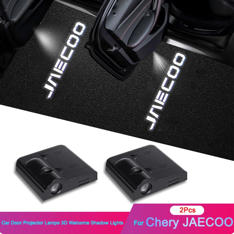 For Chery Jaecoo 7 J7 J8 2PCS Door Logo Projector Ghost Shadow