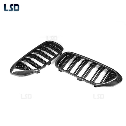 For BMW 2017-20 Pre-Lci G30 G31 Real Carbon Fiber Dual Slat