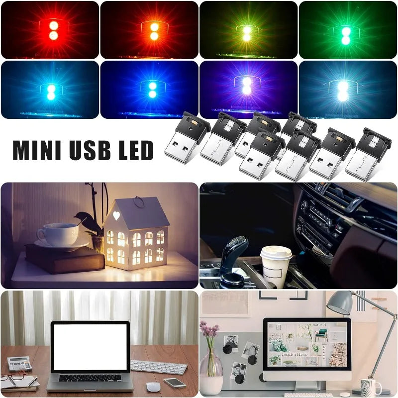2PCS USB Ambient RGB MINI Color Variable Laptop Keyboard