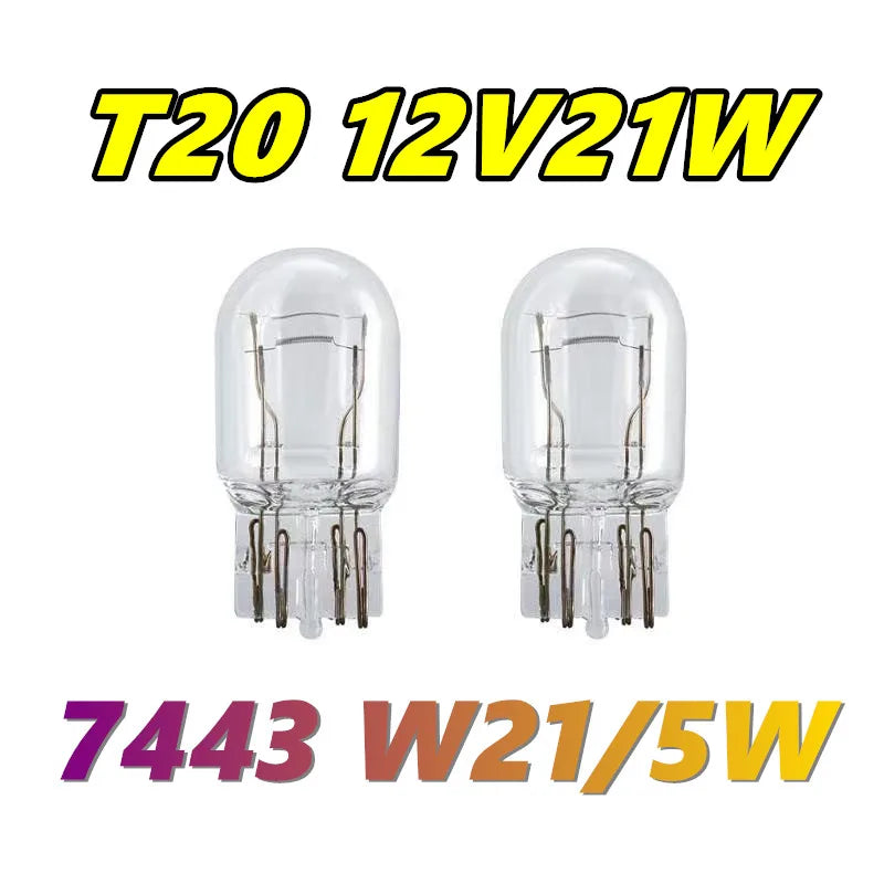 W21W W21 5W Halogen Bulbs T20 Turn Signal 12v21w