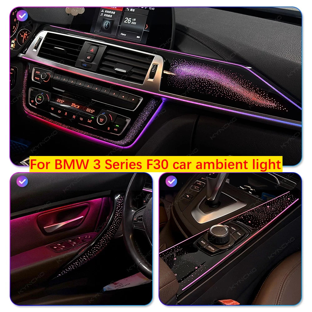 For BMW 3 Series F30 F32 Colors Dynamic Star Ambient Upgrade Kit