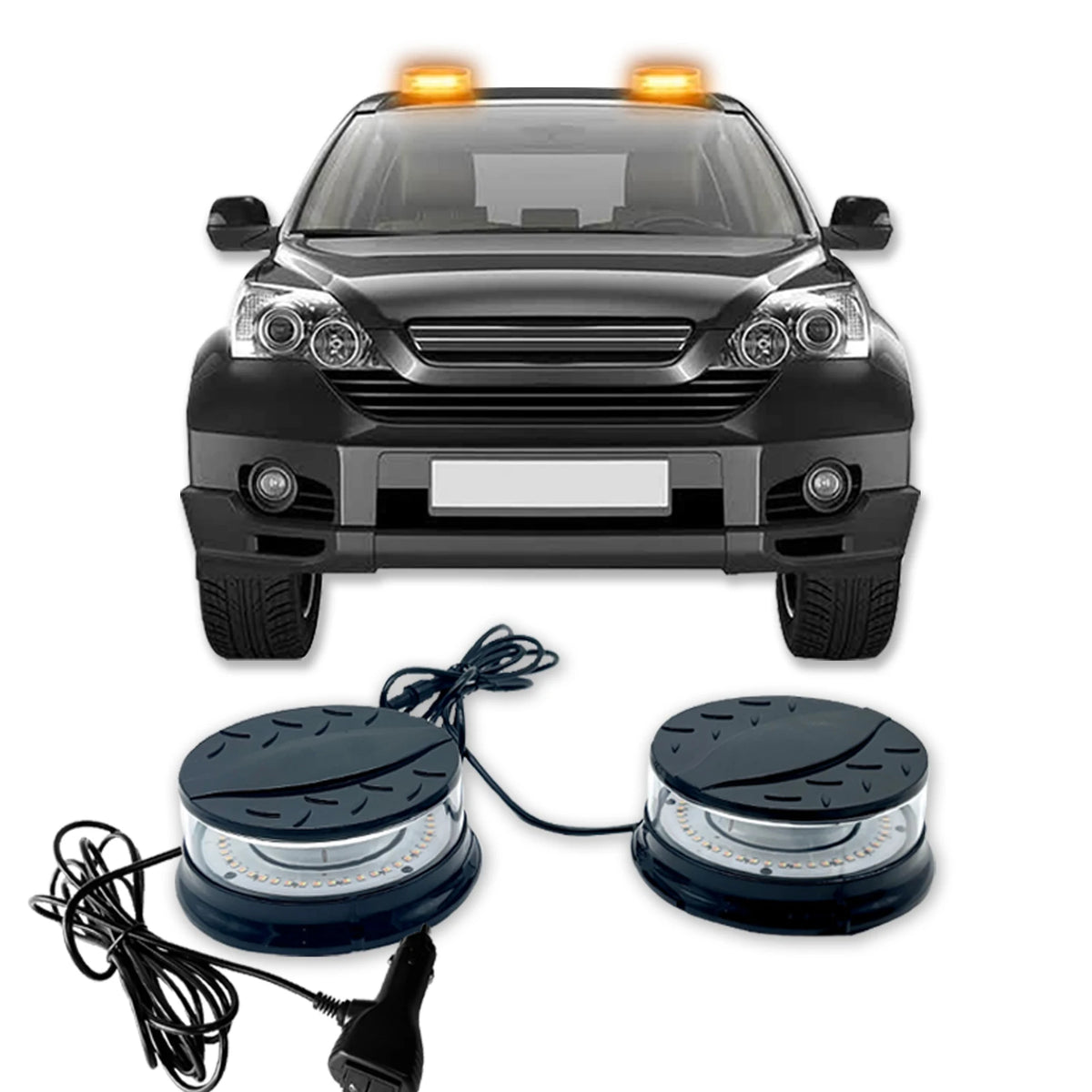 2IN1 Strobe Roof Warning Waterproof color-changing Emergency