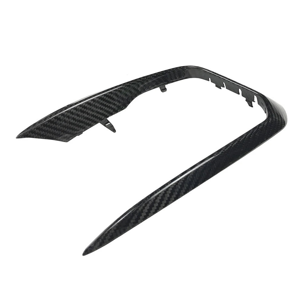 For BMW 1 Series F20 M Dry Carbon Fiber Front Fog Wind Knife