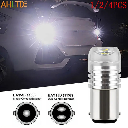 4PCS 1156 1157 Bulb ba15s bay15d P21 5W P21W