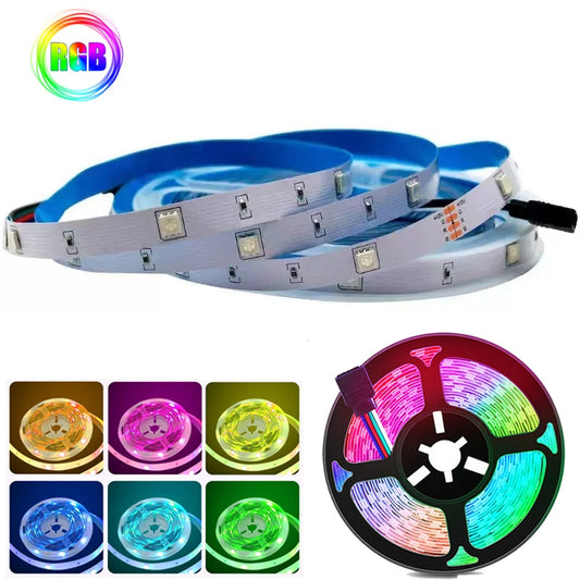 For Tv Leds M 12V 4PIN RGB Strip Multicolored 5050 Tape