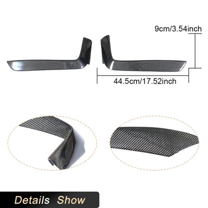 For BMW 4 Series F32 F33 Carbon Fiber Front Bumper Fog Cover F36
