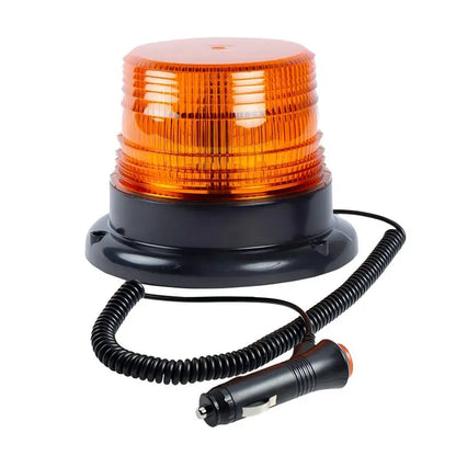 Laikesi 12LED Amber Strobe Beacon Warning Base 12V Cigarette